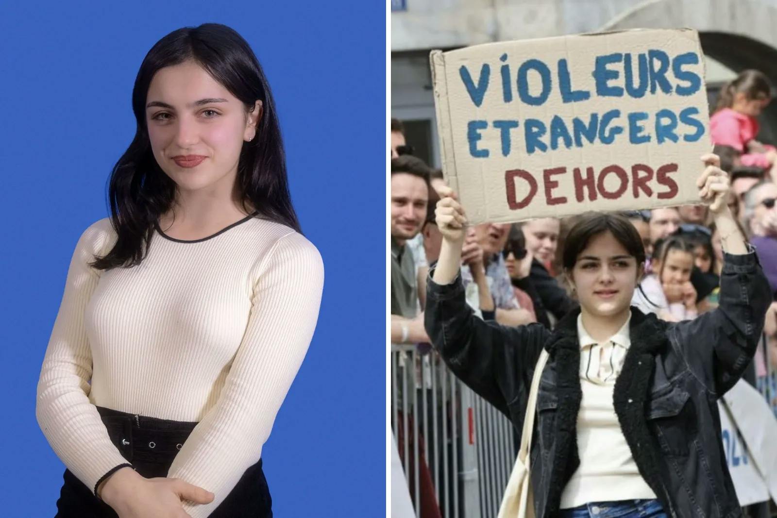 Frankreich: Behörden verhaften 19-jährige Aktivistin wegen migrationskritischem Plakat