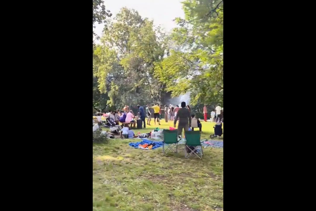 Aufregung in München: Video zeigt Grünflächen um Fasaneriesee voller Migranten