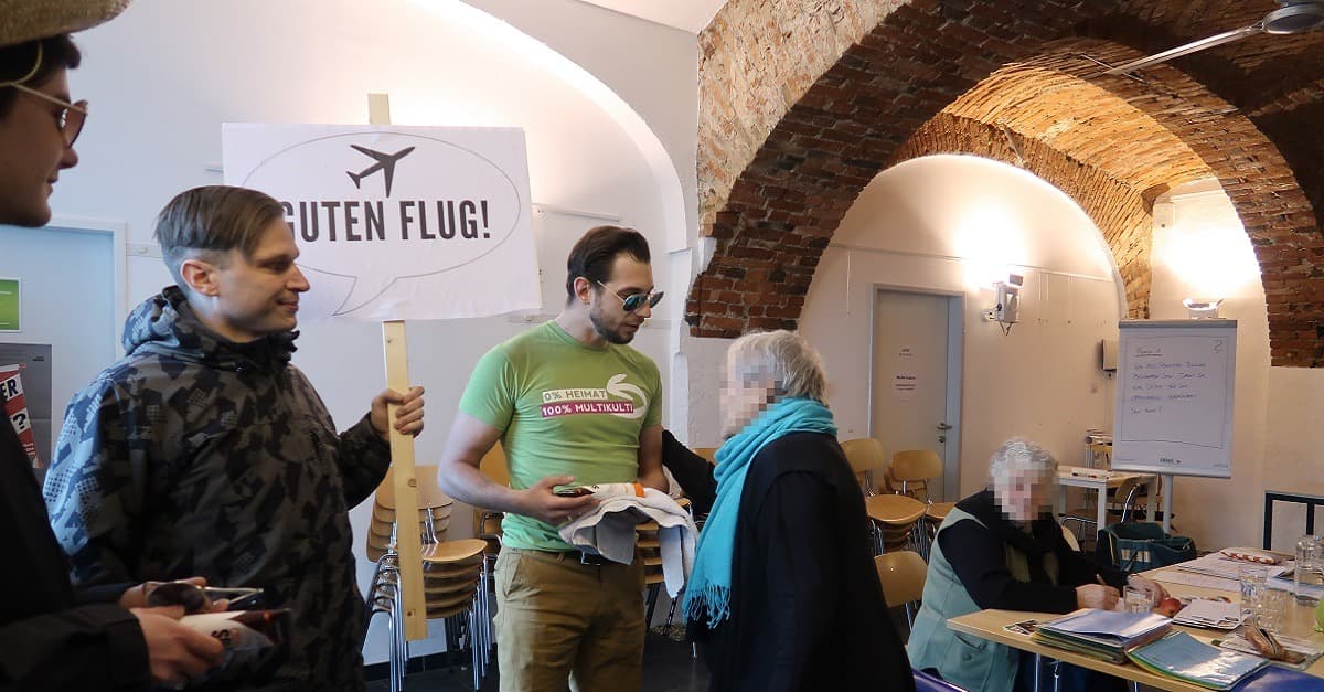 Graz: Identitäre protestieren gegen „Heimathass“ der Grünen