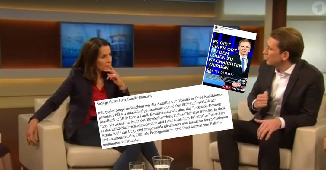 Strache-Posting: Deutsche Medienmacher fordern Konsequenzen
