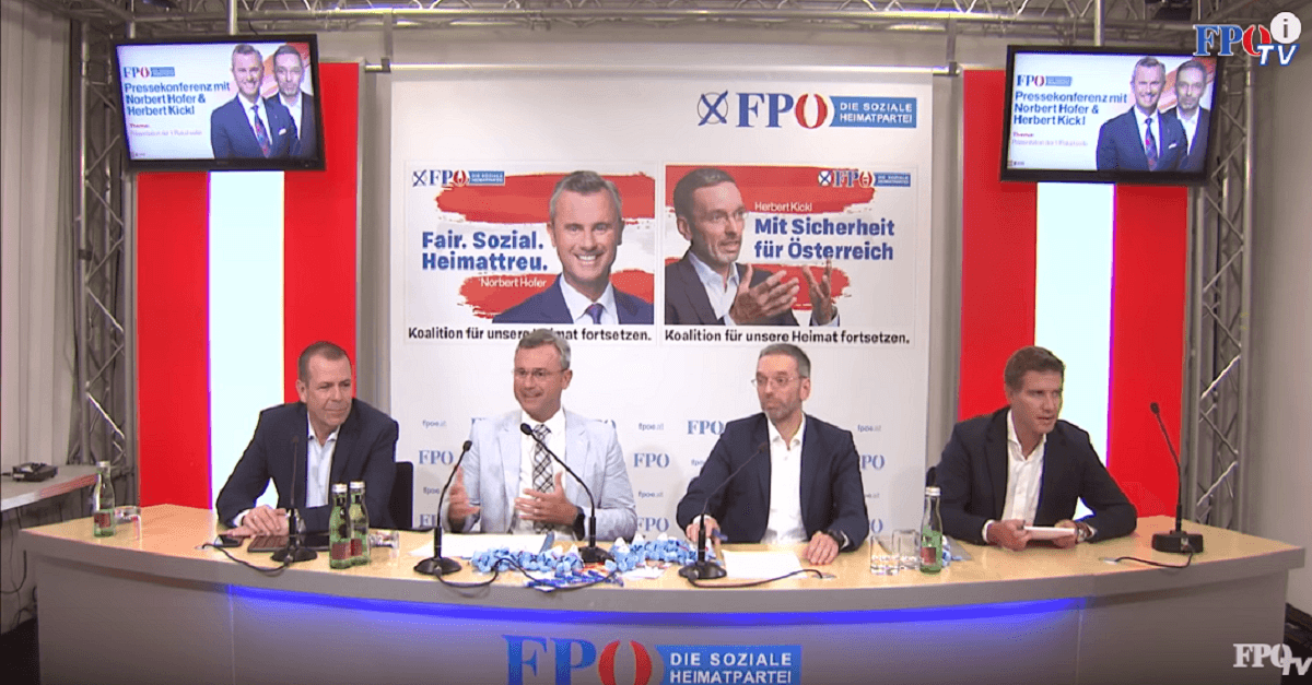 Wahlkampf: FPÖ stellte erste Plakatkampagne vor