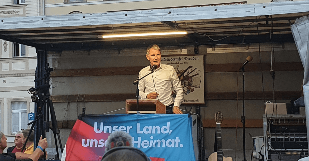 Höcke in Grimma: Heimatlieder und ein Blick in die Zukunft