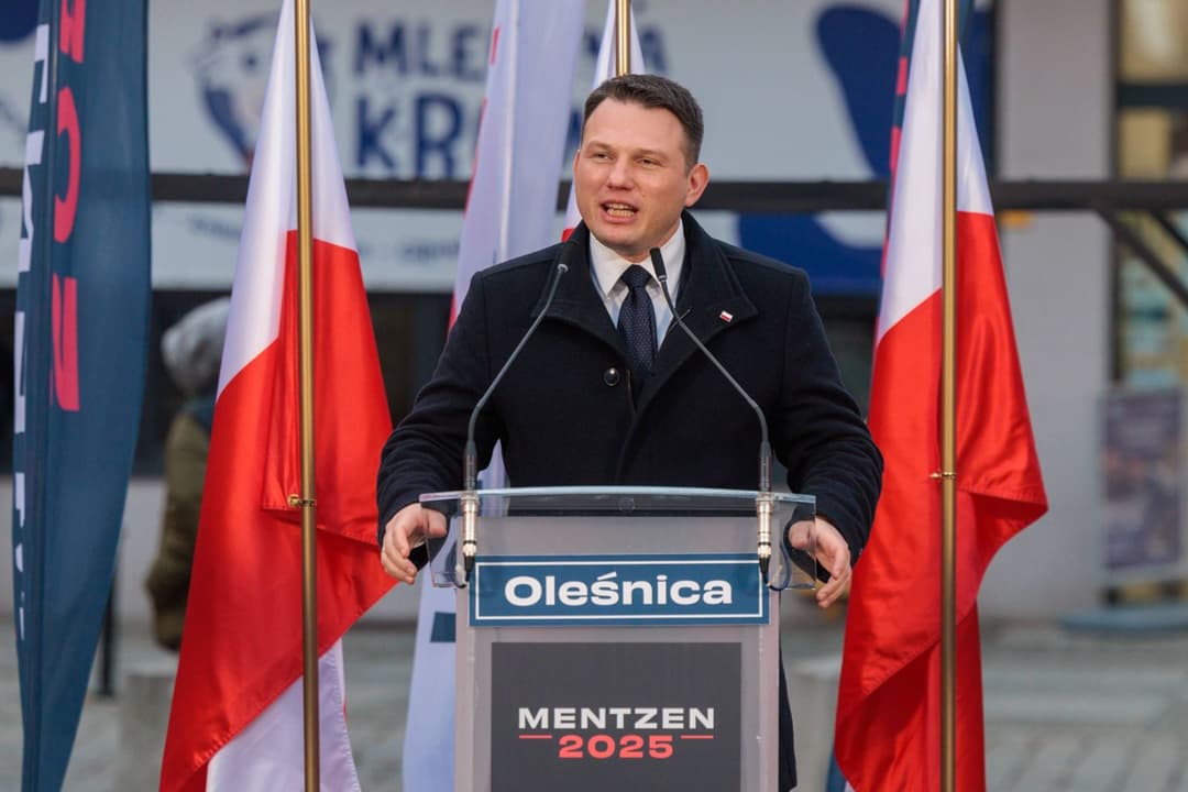 Präsidentschaftswahlen in Polen: Mentzen macht PiS-Kandidaten Konkurrenz