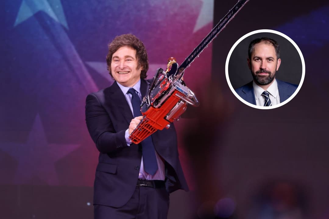 Libertärer Schock: Mit der Kettensäge ein Sonnenloch in den Wolkenhimmel sägen