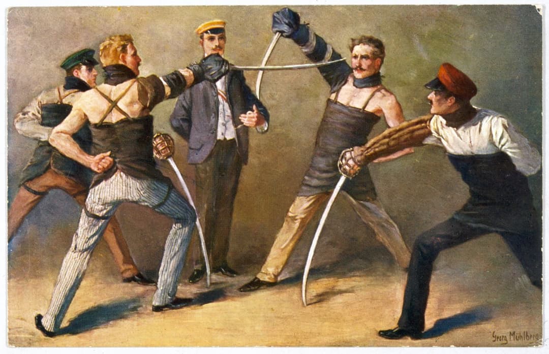 Radings Fuxenstunde (3) – Die Mensur, historisch