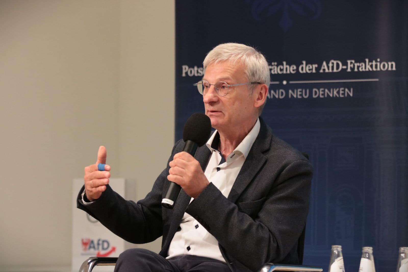 Der Fraktionsvorsitzende der AfD im brandenburgischen Landtag, Dr. Christoph Berndt. © AfD-Fraktion Brandenburg