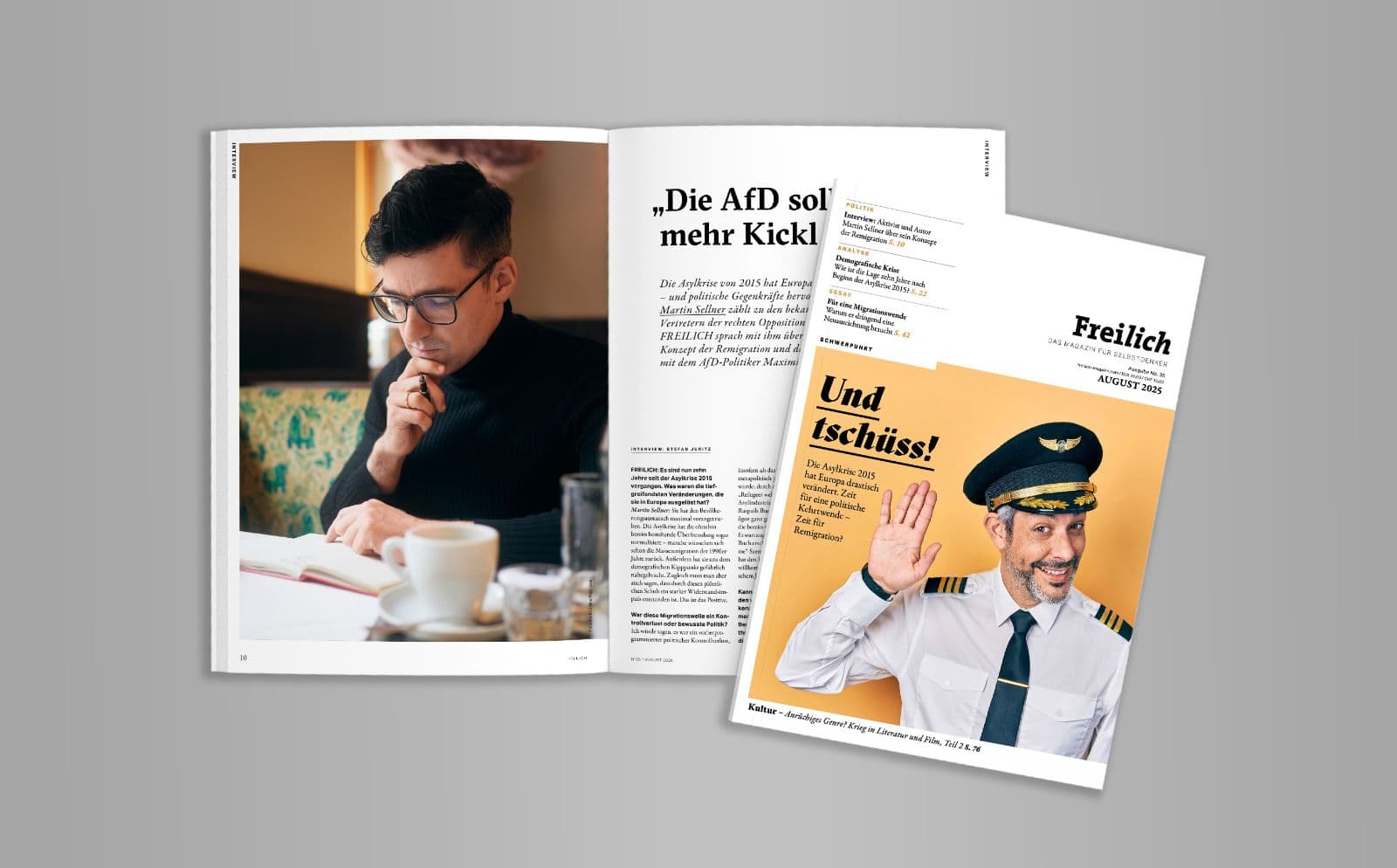 FREILICH Nr. 35: „Und tschüss!“ – Zeit für Remigration?