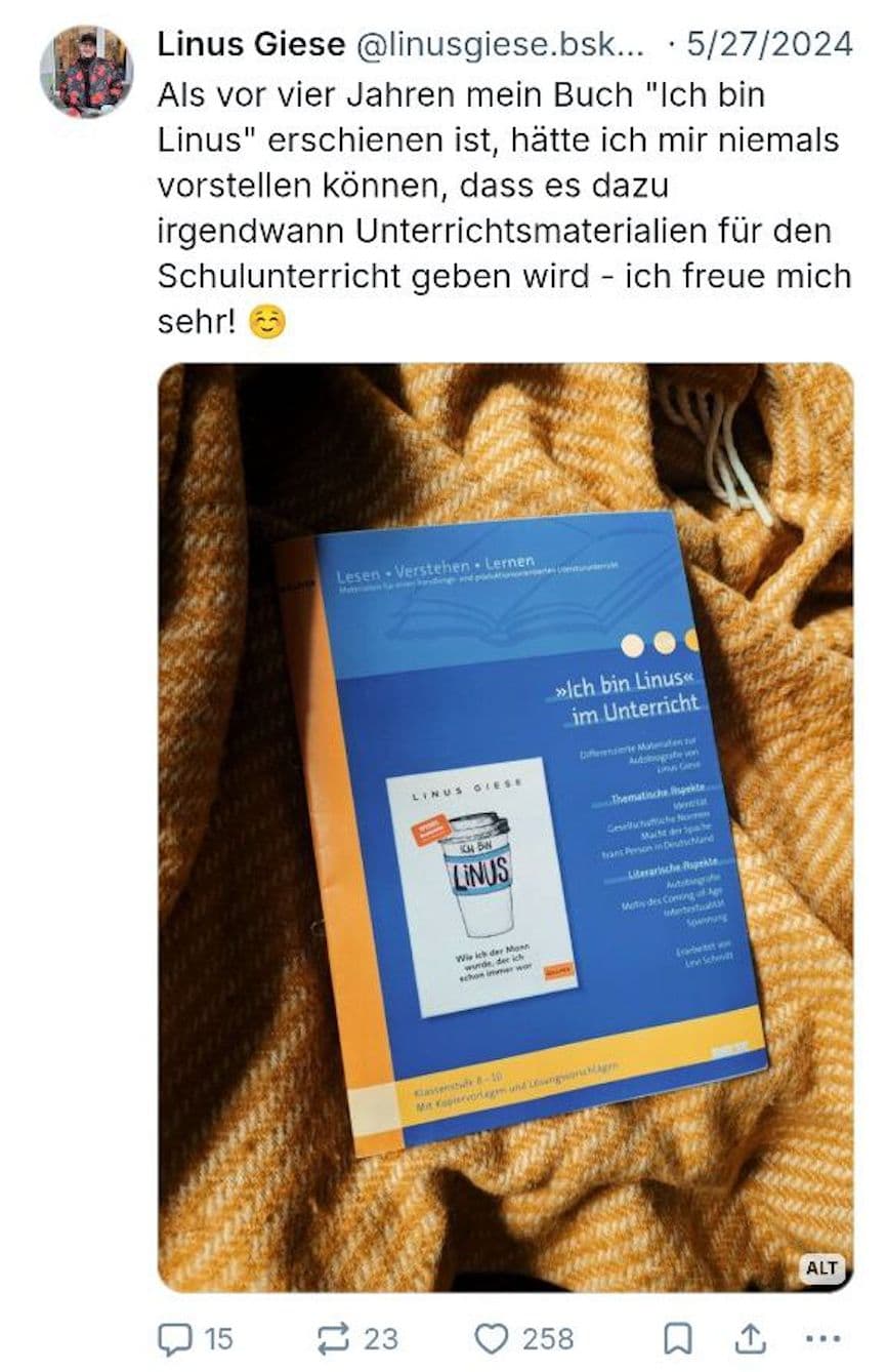 Screenshot: Bluesky / linus_giese