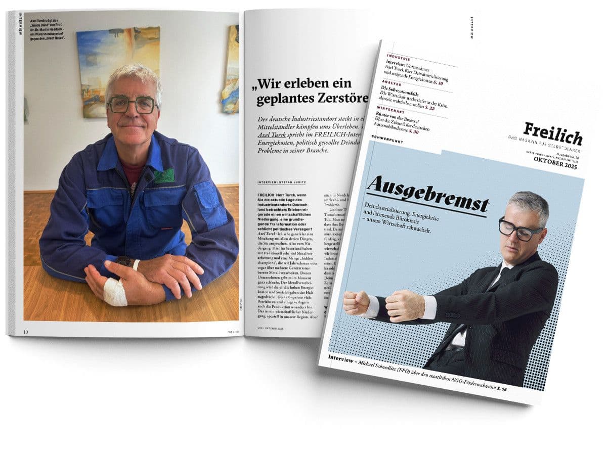 FREILICH Nr. 36: „Ausgebremst“ – Industrie am Abgrund