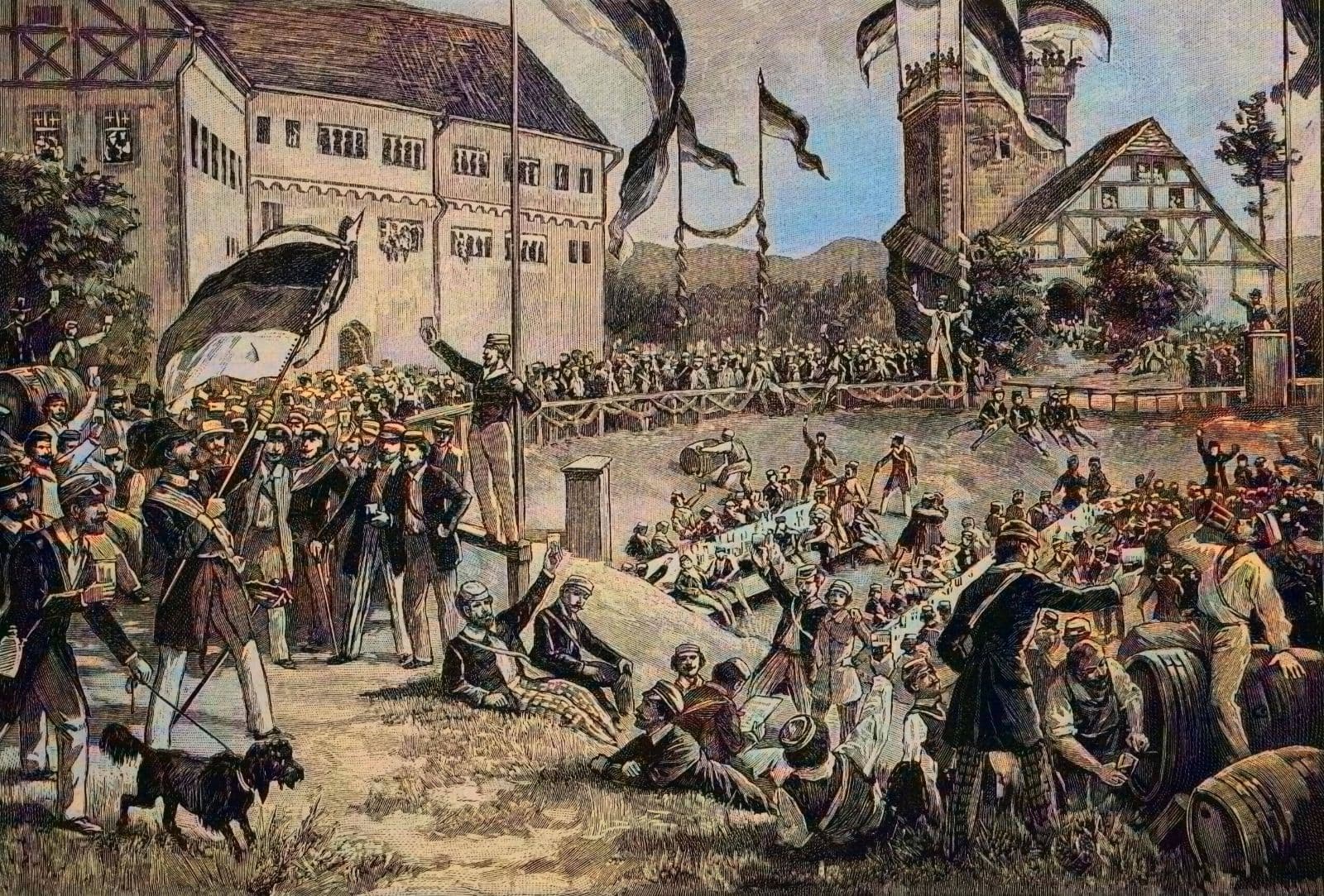 Schmissige Perspektiven (8): Wem gehört „Unsere Demokratie“ – oder wer hat sie erfunden? Klar, wir Burschenschafter!