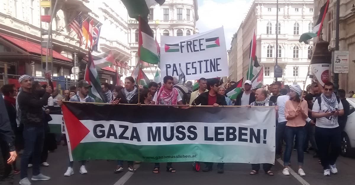 Aufruf zur Intifada bei Anti-Israel-Demo in Wien