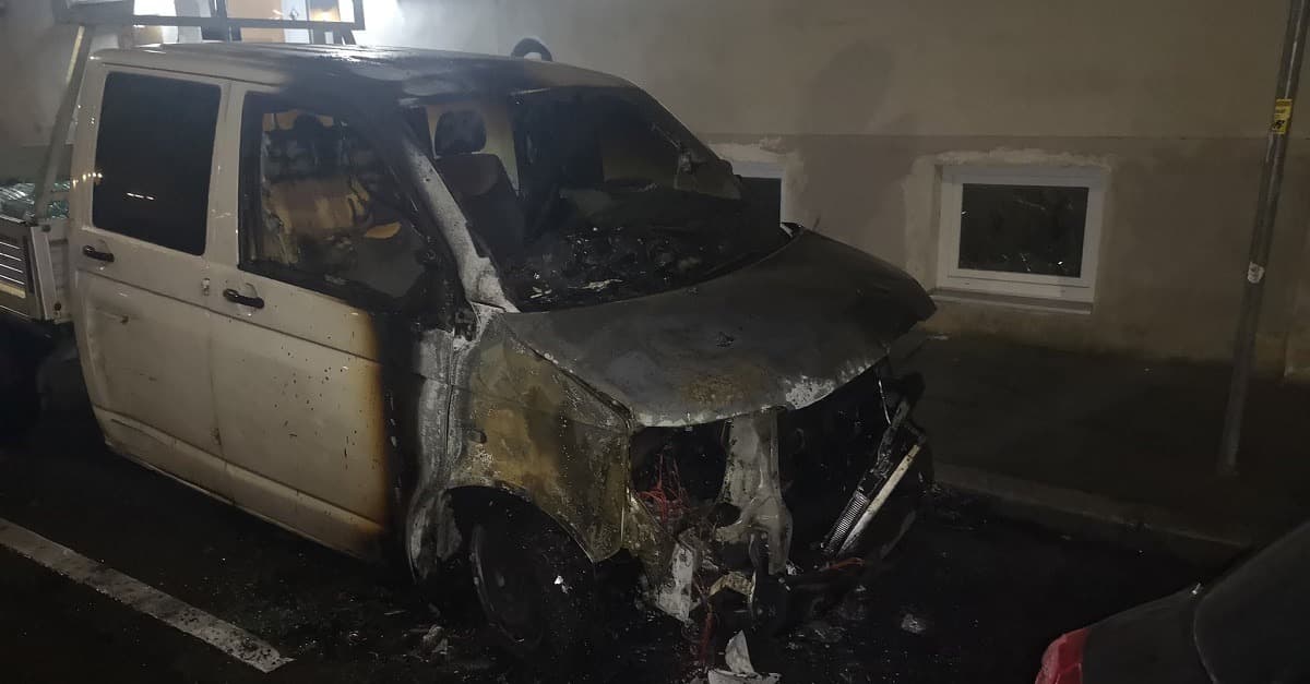 Nach patriotischer Aktion: Linksextreme Feuerteufel fackeln Lastwagen ab