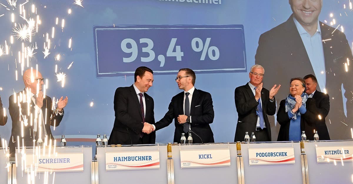 FPÖ Oberösterreich: Haimbuchner mit 93,4 Prozent wiedergewählt
