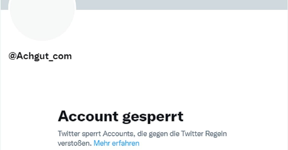 Twitter sperrt „Achse des Guten“