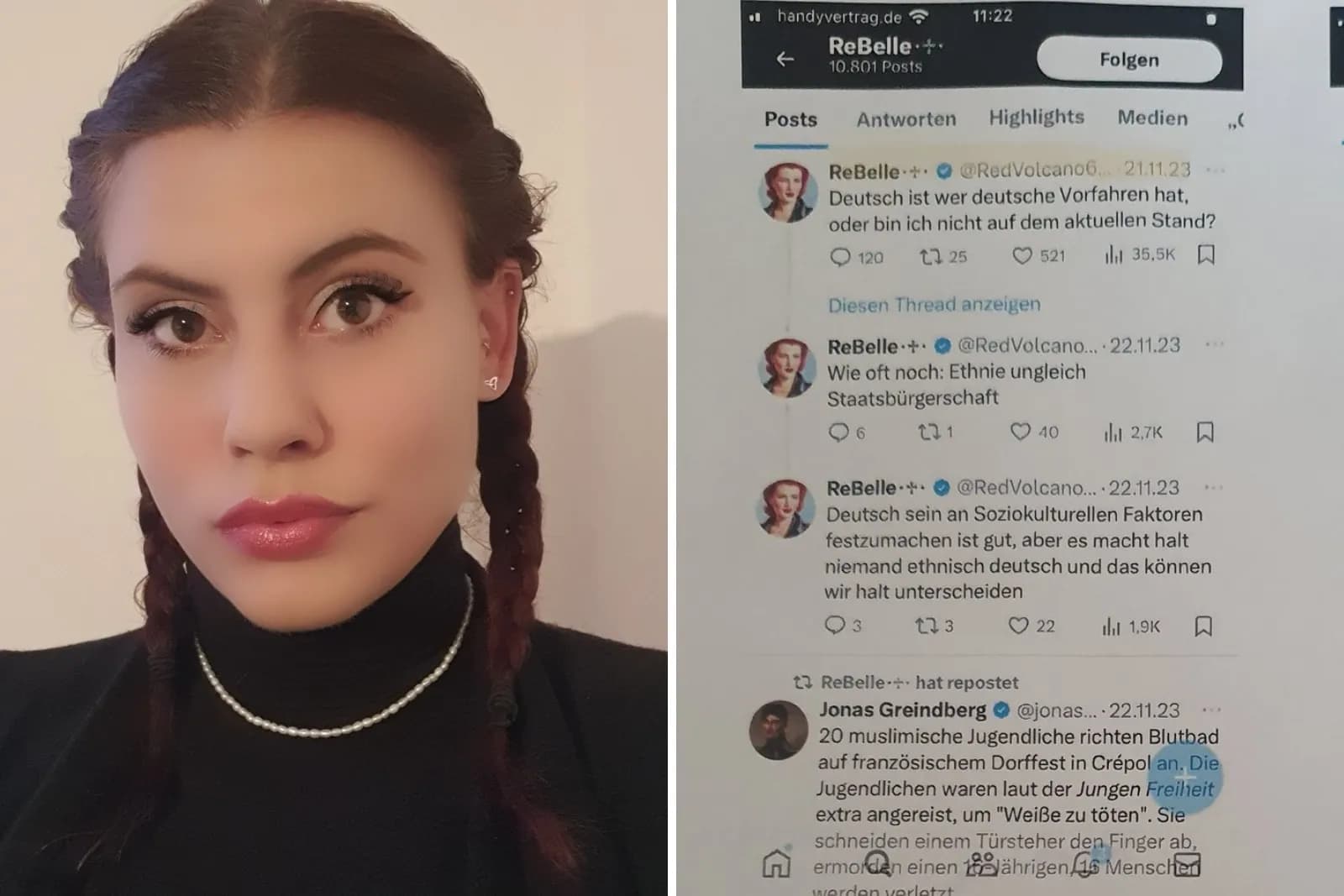Cancel Culture? Influencerin laut Eigenaussage wegen politischer Aktivitäten entlassen