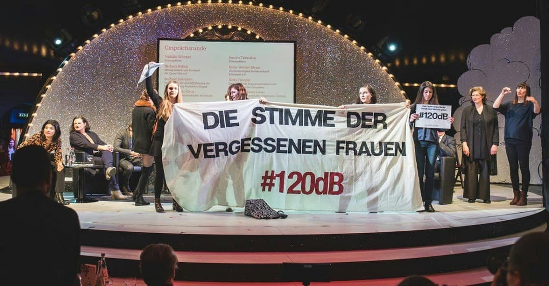 #metoo: „120 Dezibel“-Protest bei Berlinale-Podiumsdiskussion