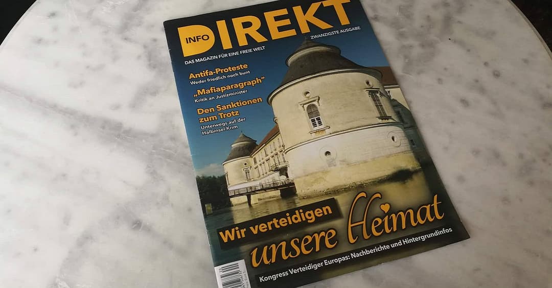 Patriotisch und globalisierungskritisch: Das Magazin Info-DIREKT aus Linz