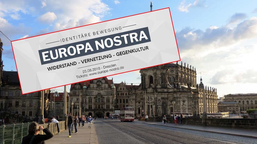 Europa Nostra! – Die patriotische Jugend präsentiert sich in Dresden