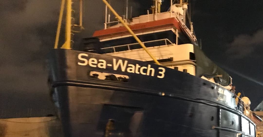 Sea-Watch 3 beschlagnahmt, Ermittlungen gegen Kapitän des Schiffes