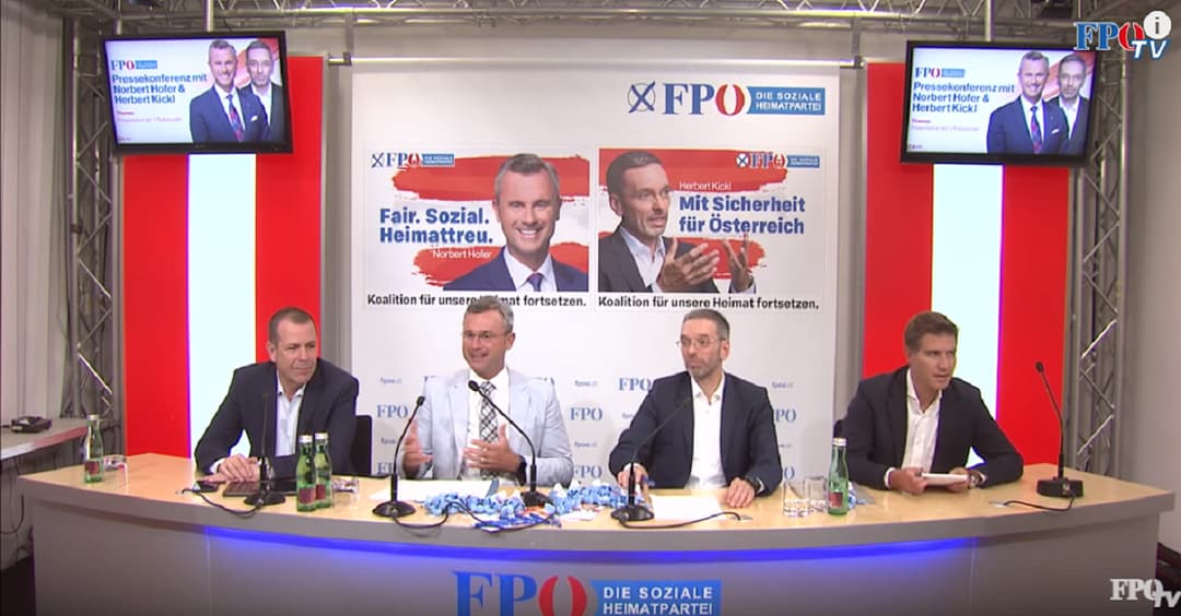 Wahlkampf: FPÖ stellte erste Plakatkampagne vor