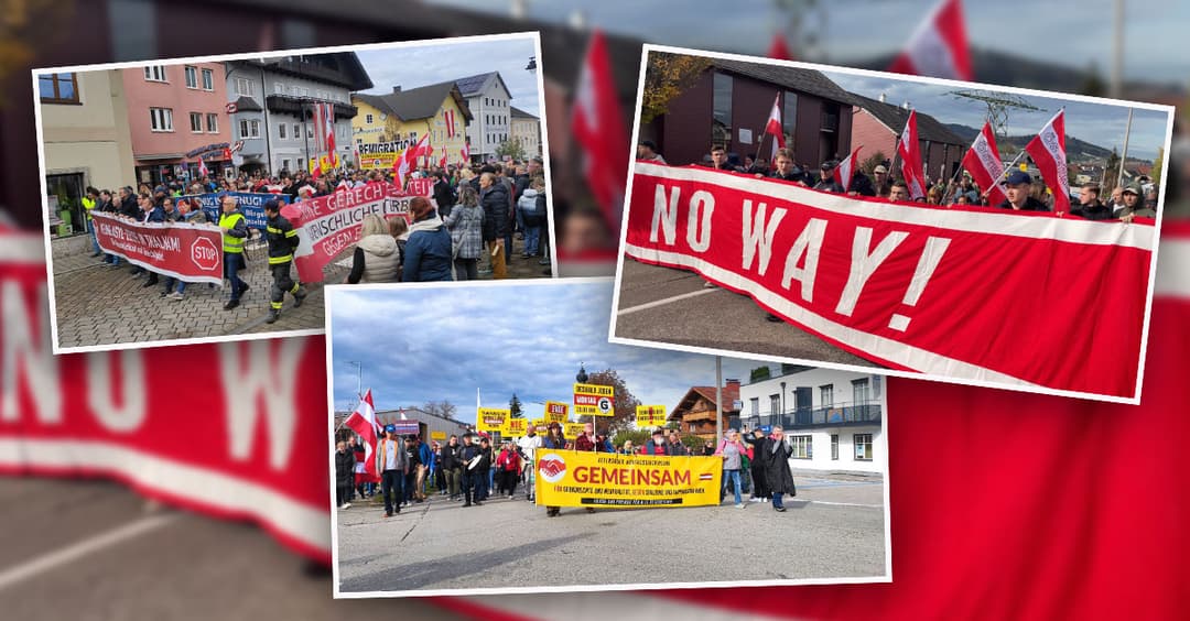 Asylzelte in St. Georgen: Breiter Protest gegen Migrationspolitik