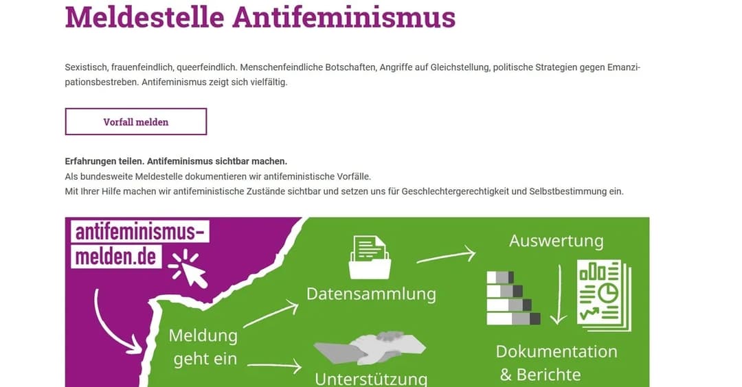 Linke NGO will Antifeminismus mit Denunziation bekämpfen