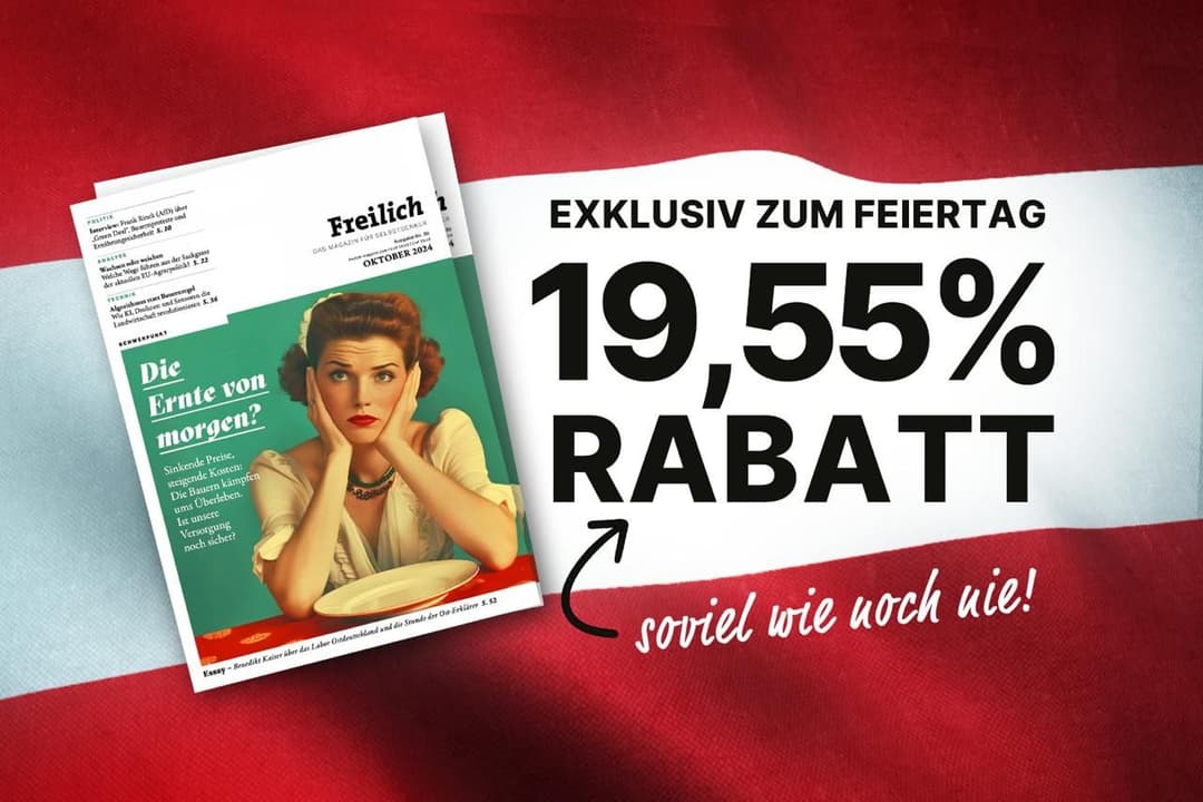 Nur bis morgen: Rot-weiß-rote Themen und exklusive Abo-Aktion bei FREILICH