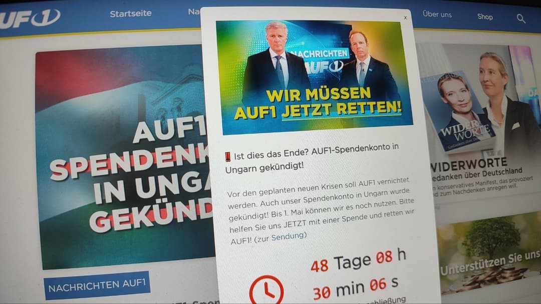 Nächster Debanking-Fall: AUF1 verliert Spendenkonto in Ungarn