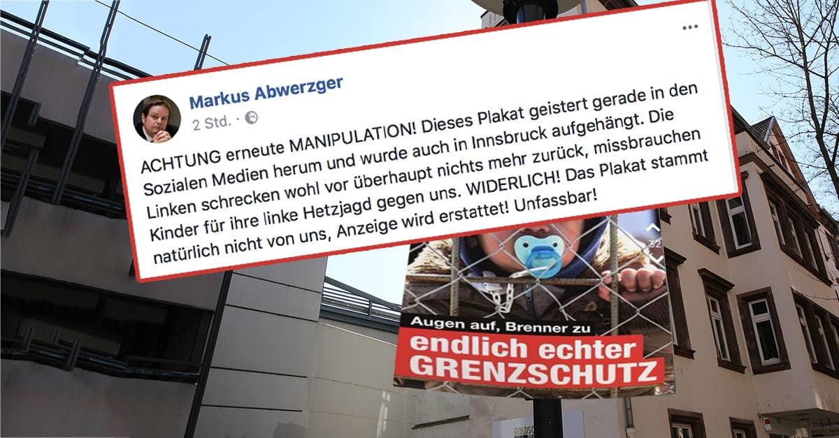 FPÖ-Fake-Plakate: Abwerzger warnt vor Manipulation