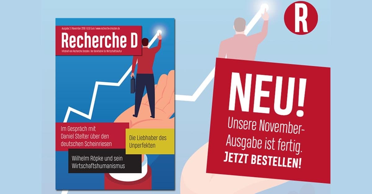 Recherche D: Patriotisches Wirtschaftsmagazin mit neuem Heft