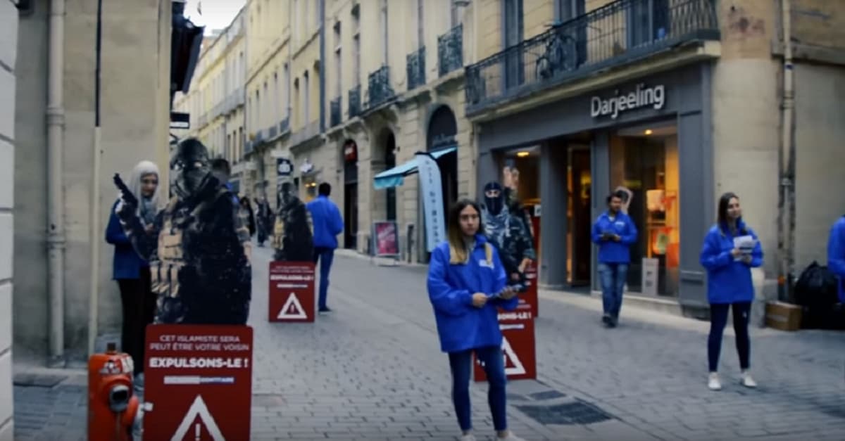 Frankreich: Identitäre protestieren gegen Freilassung von 450 Islamisten