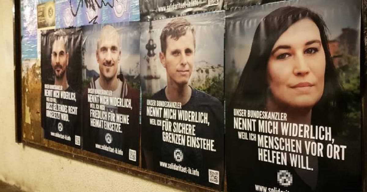 Linz: Identitäre zeigen Gesicht gegen mediale und politische Vorwürfe