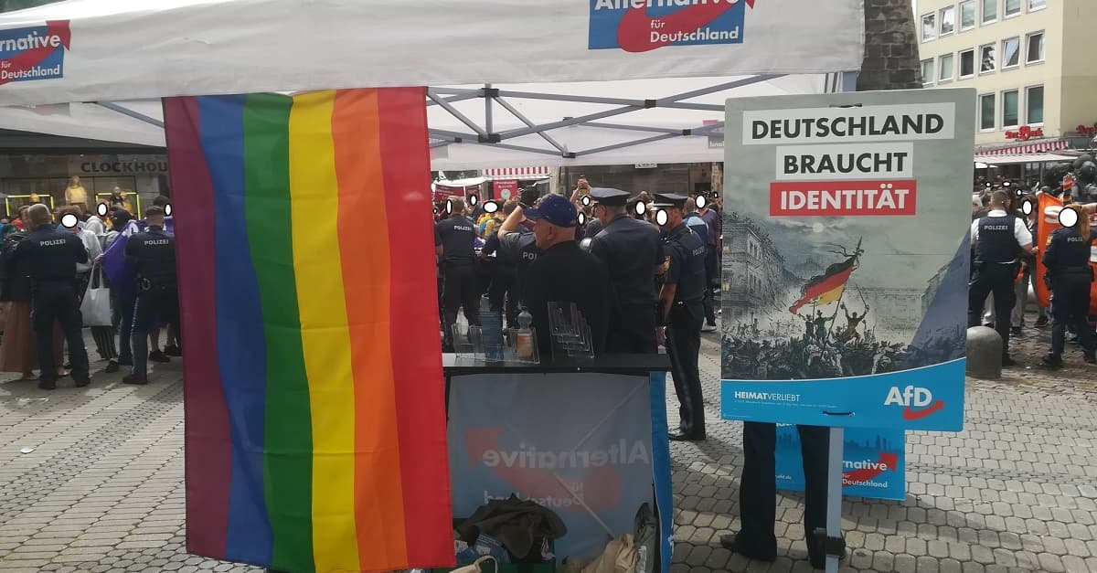 Nürnberg: Linksextreme überfallen AfD-Stand und verletzen Parteimitglied