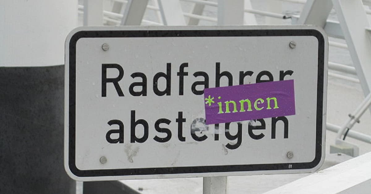 Genderneutrale Schreibweisen als problematisch bewertet