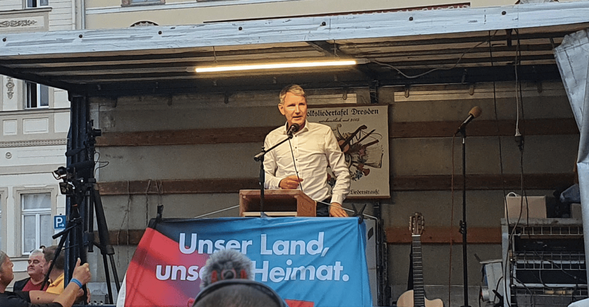 Höcke in Grimma: Heimatlieder und ein Blick in die Zukunft