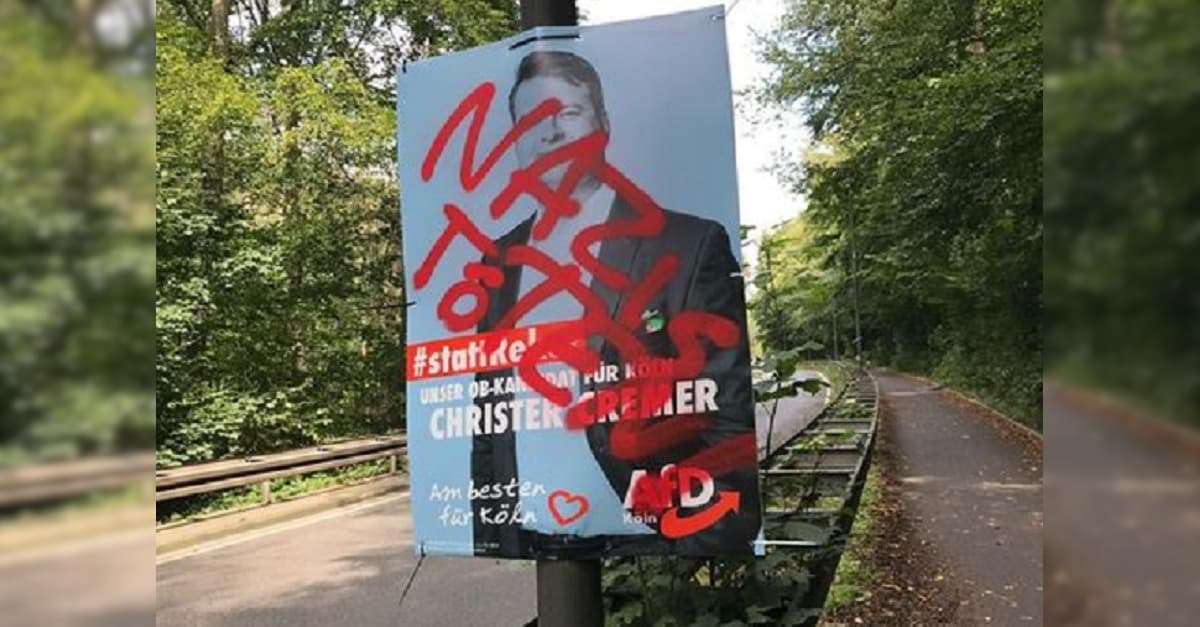 „Nazis töten“: Wüste Drohung gegen AfD-Politiker in Köln