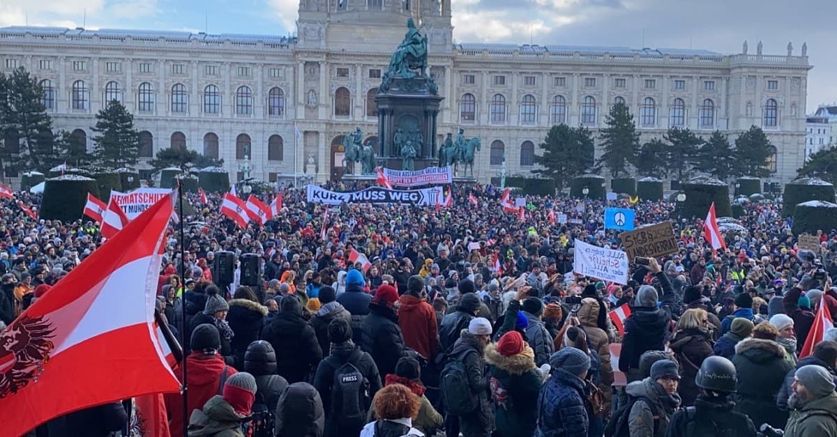 Fotostrecke: Das war die große Corona-Kundgebung in Wien