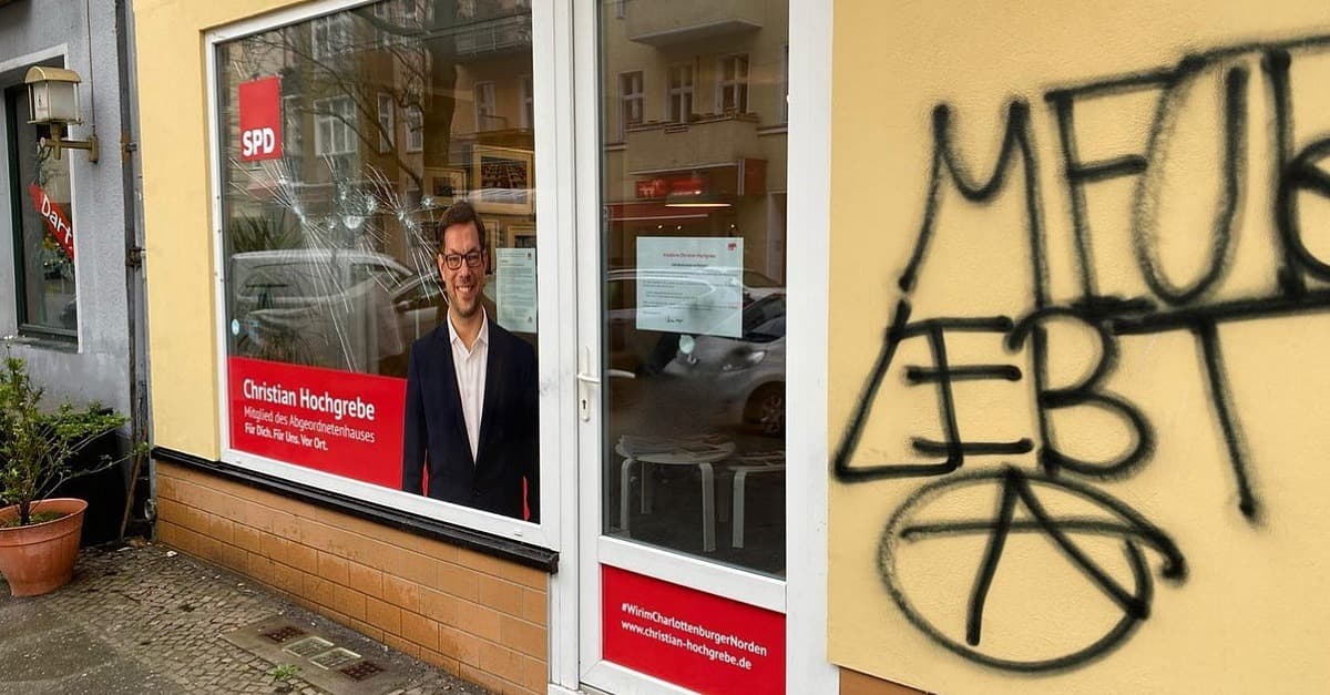 Berlin: Linksextreme beschädigen SPD-Bürgerbüro