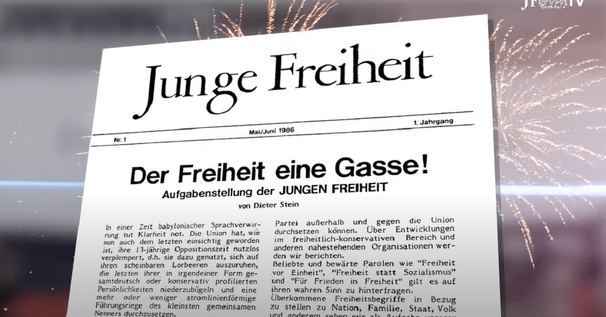 VIDEO: Die Geschichte der Jungen Freiheit