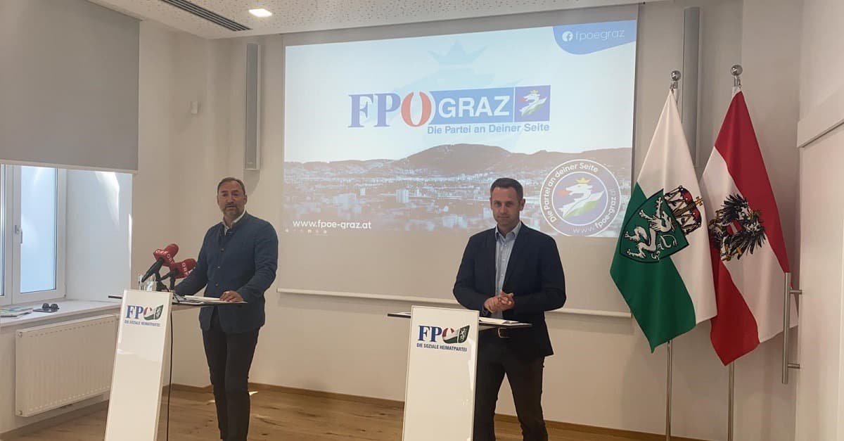 FPÖ präsentiert Liste für Graz-Wahl im Herbst