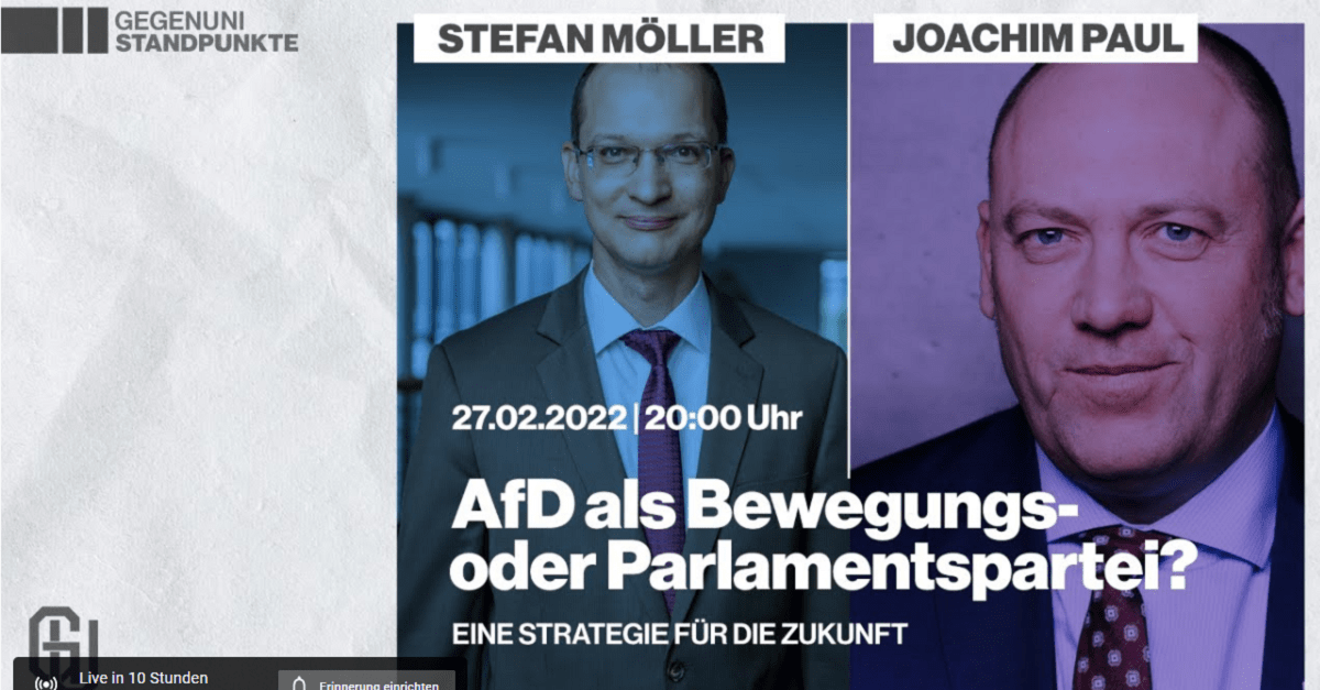 Diskussion: Die AfD als Bewegungs- oder Parlamentspartei?