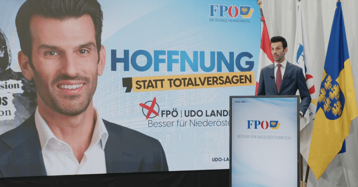 Niederösterreich: Udo Landbauer (FPÖ) will Landeshauptmann werden