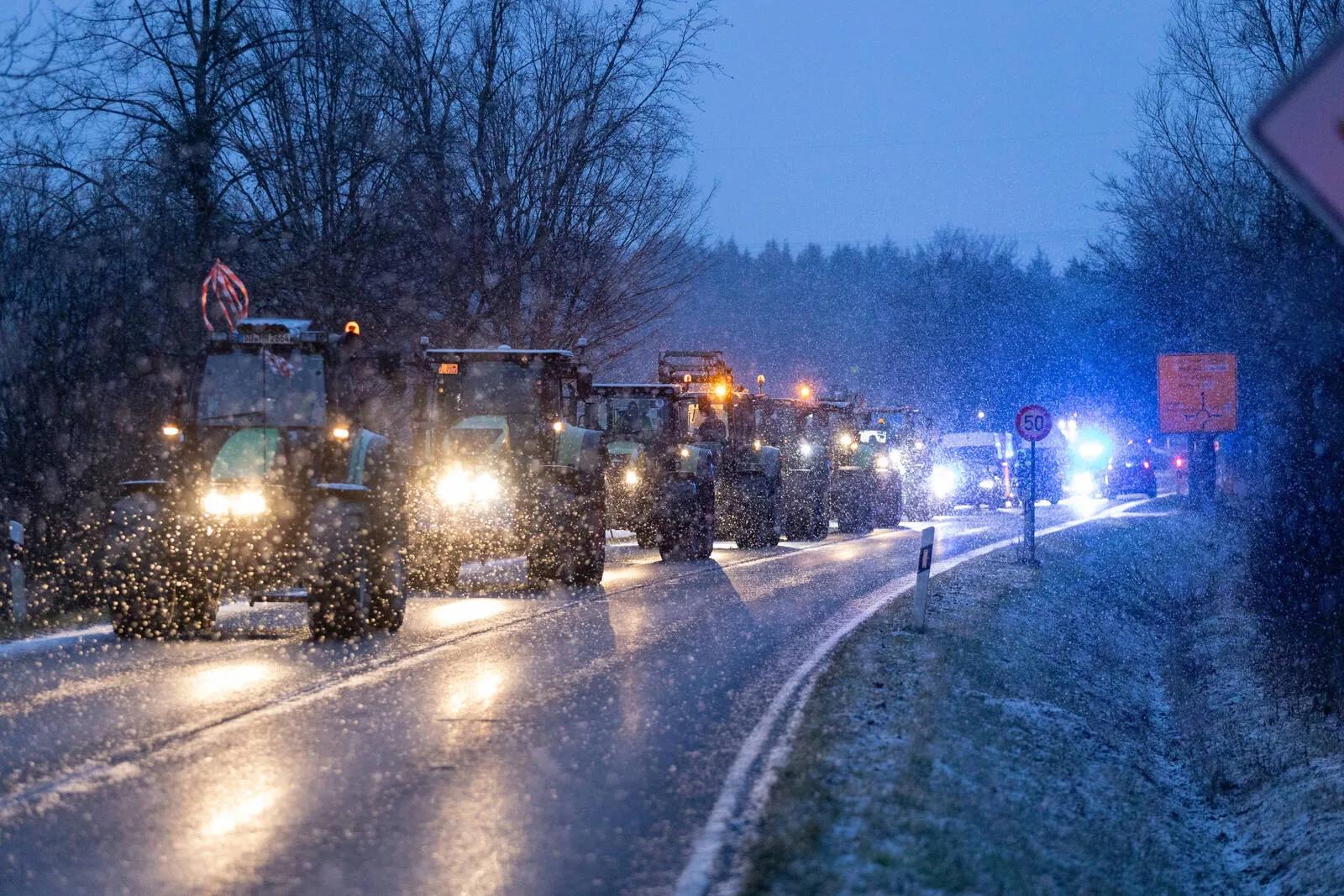 Bauernproteste: Wie eine Karte den Protest kanalisiert