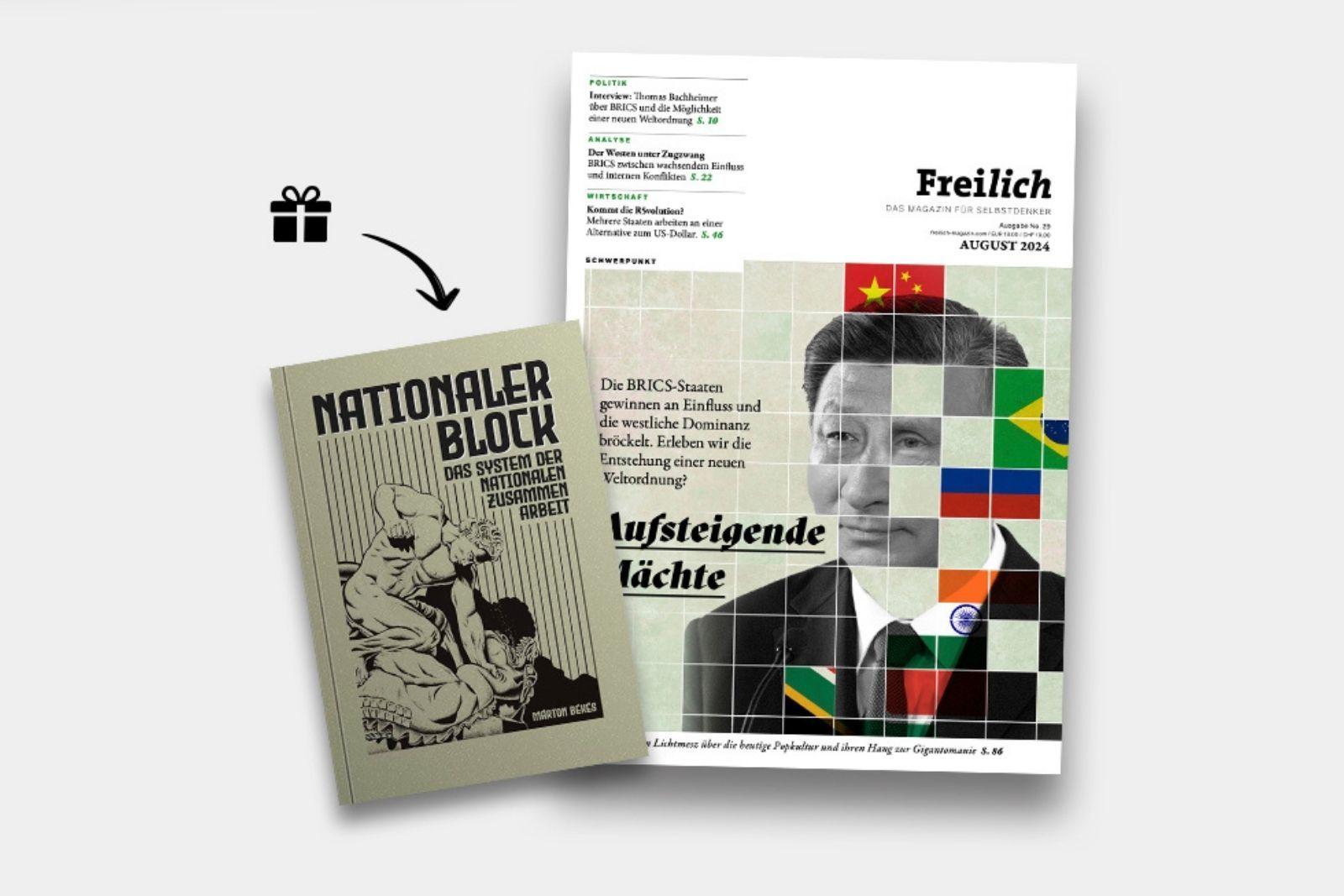 Nur für kurze Zeit: Das Buch „Nationaler Block“ von Márton Békés gratis im FREILICH-Abo!