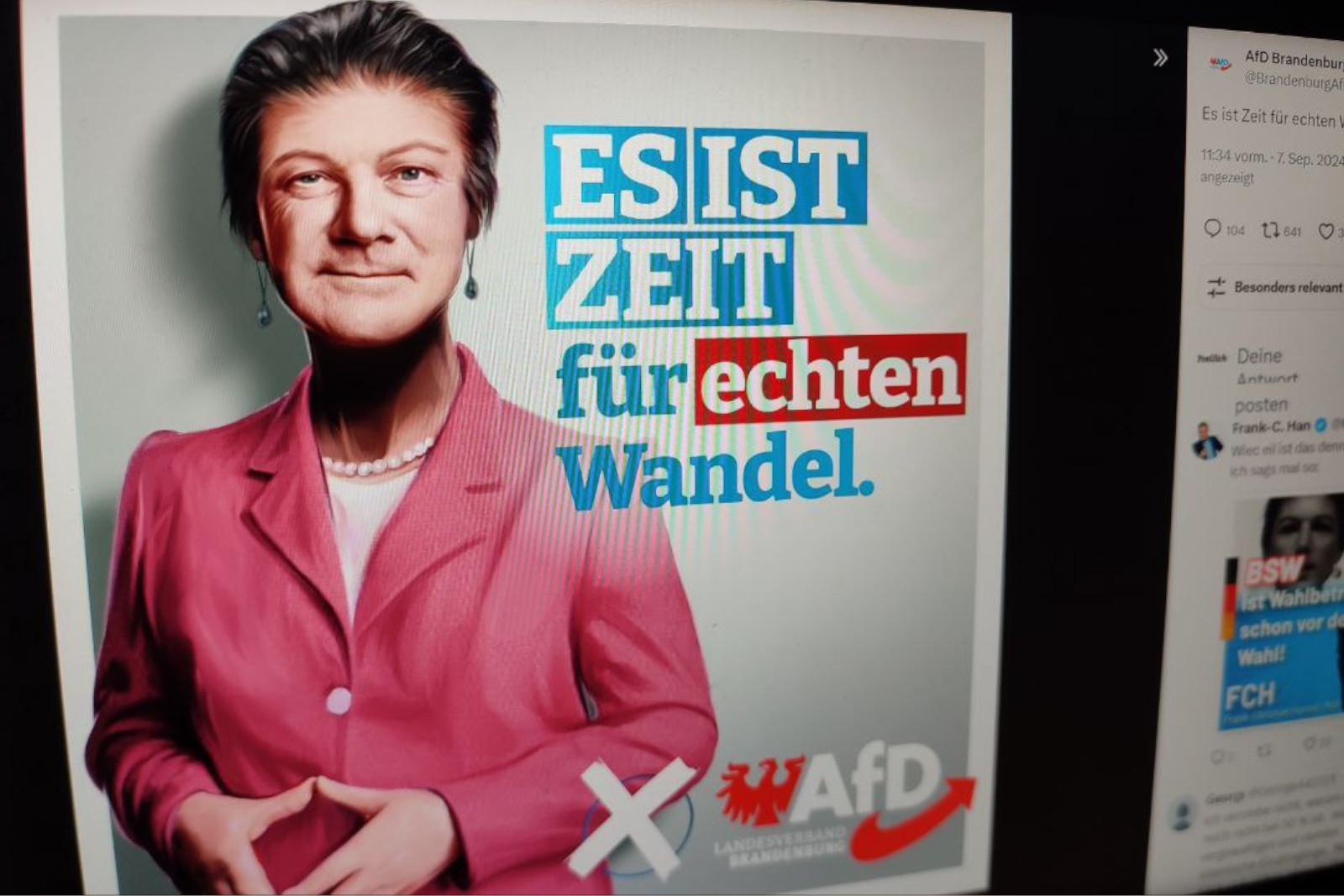 AfD-Wahlkampf: Wenn Scholz, Wagenknecht und Merkel fusionieren