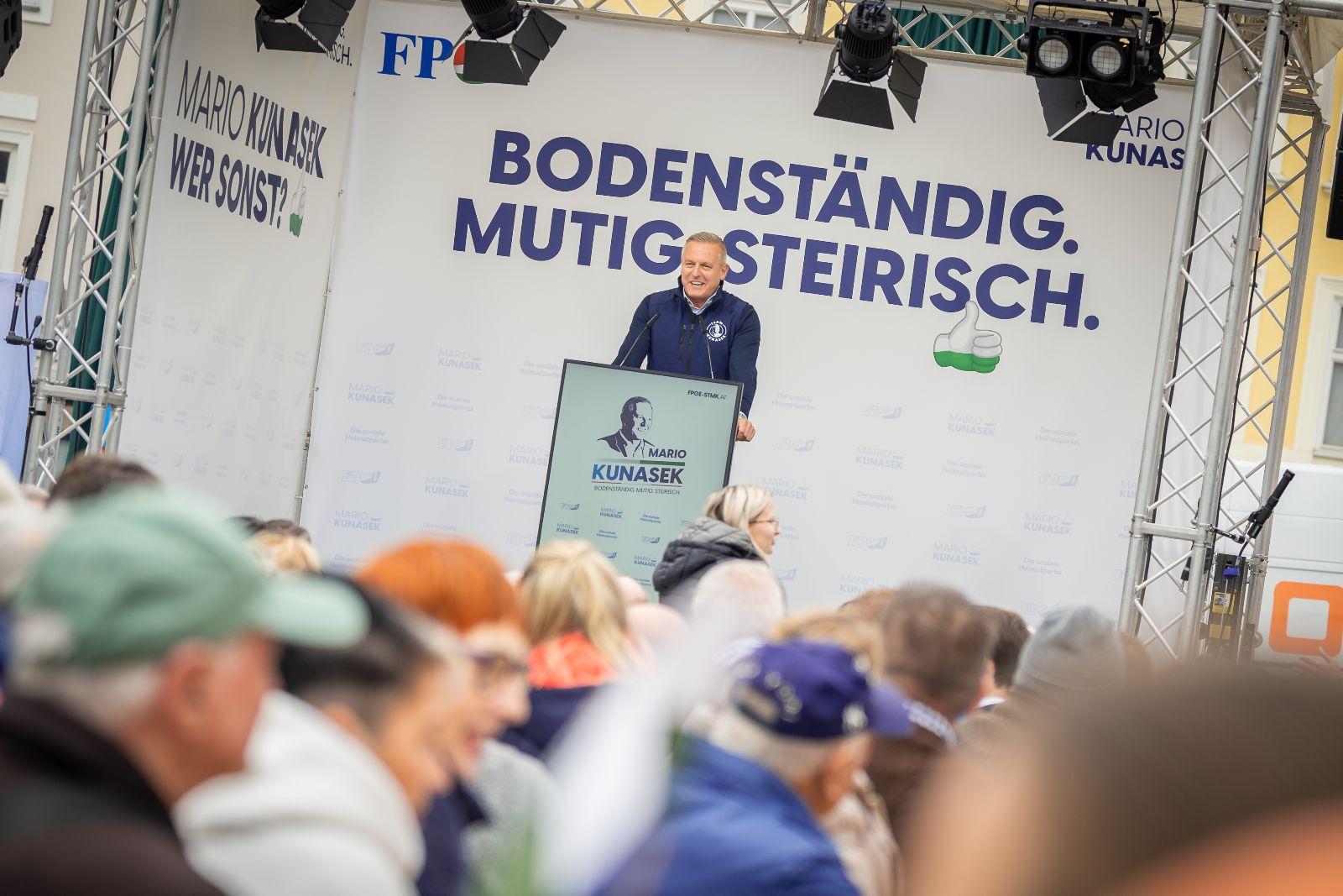 Steiermark-Wahl 2024: FPÖ knapp vor ÖVP und SPÖ im Rennen