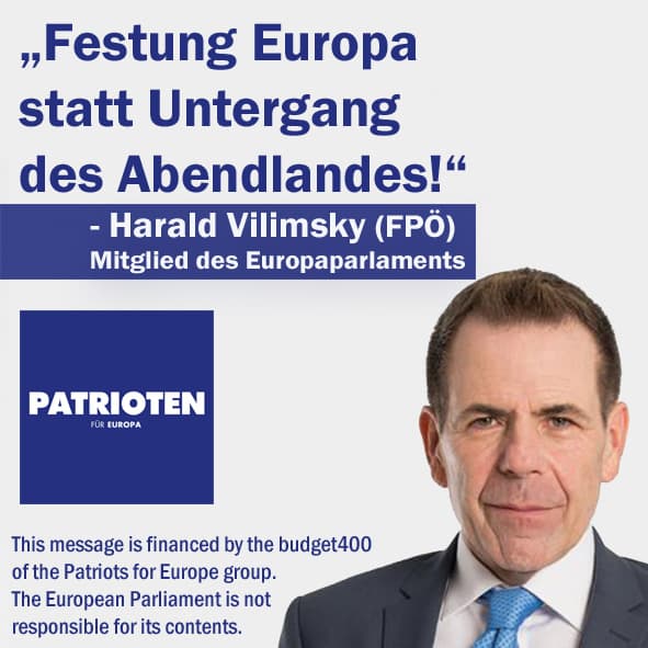 Harald Vilimsky- Festung Europa statt Untergang des Abendlands!